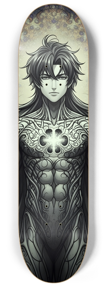 B&W Fractal Superhero #11 #2 8-1/4 Skateboard Deck