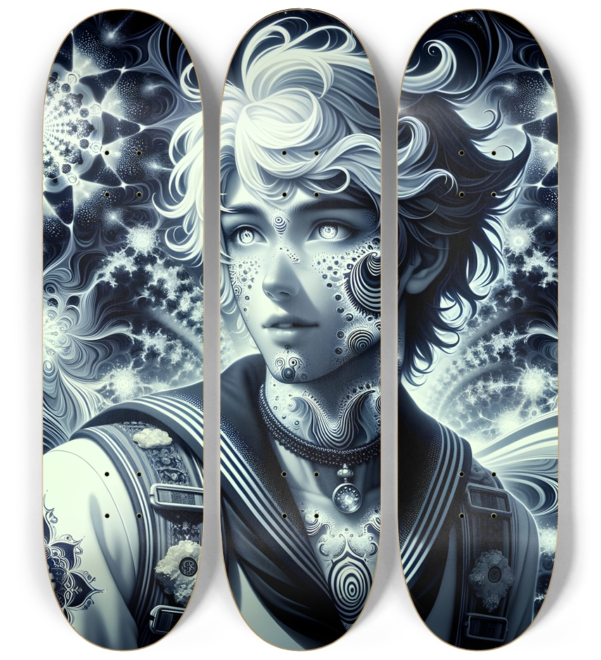 B&W Fractal Sailor #7