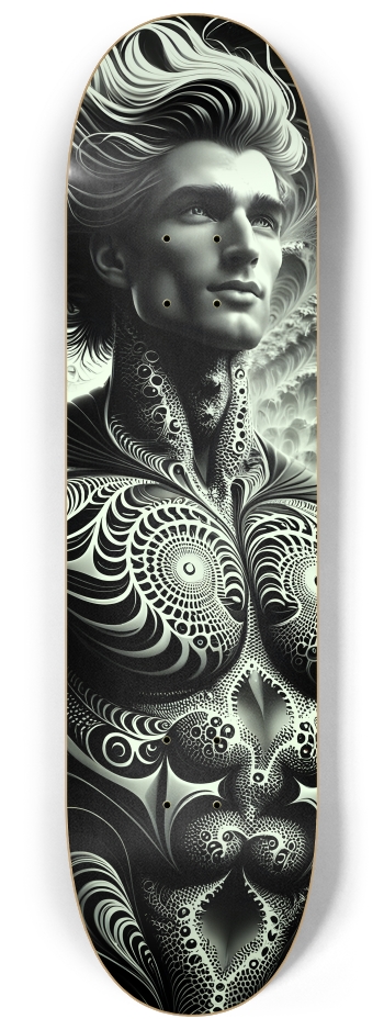 B&W Fractal Superhero #3 #2
