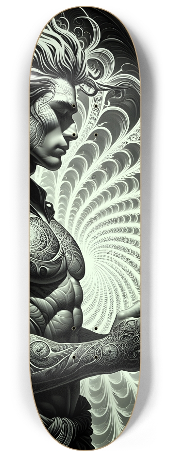 B&W Fractal Superhero #18 #3