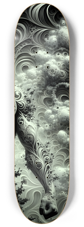 B&W Fractal Man #69 #3