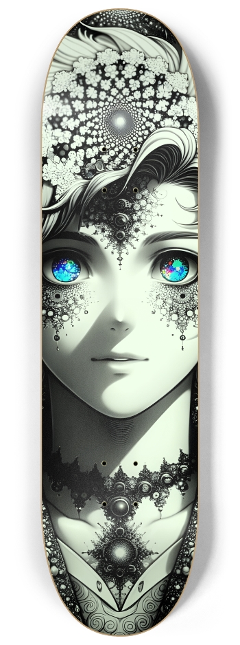 B&W Fractal Sailor #8 #2 8-1/4 Skateboard Deck