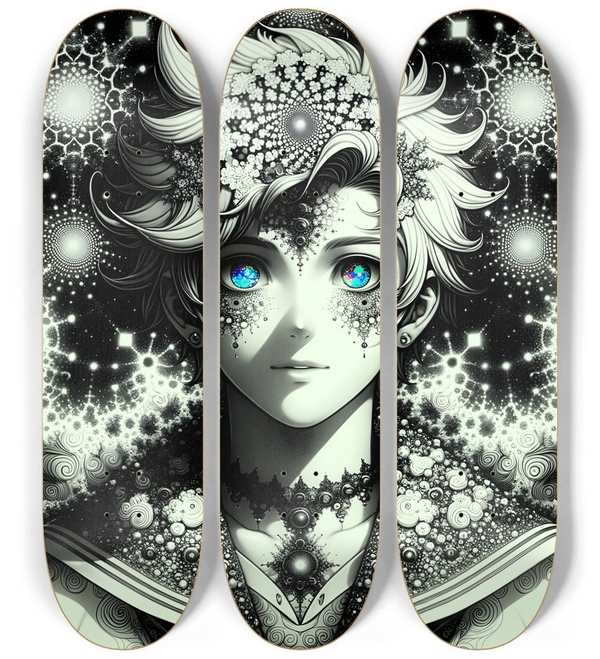 B&W Fractal Sailor #8