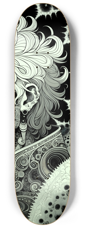 B&W Fractal Superhero #7 #3