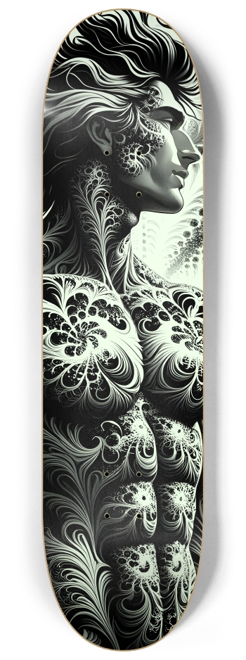 B&W Fractal Man #72 #2