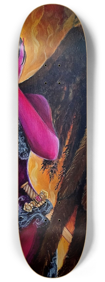 Right Hand to the Devil Himself #3 8-1/4 Skateboard Deck