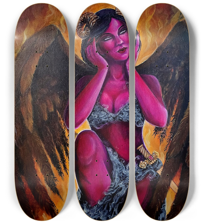 Right Hand to the Devil Himself 3 Deck Wall Series