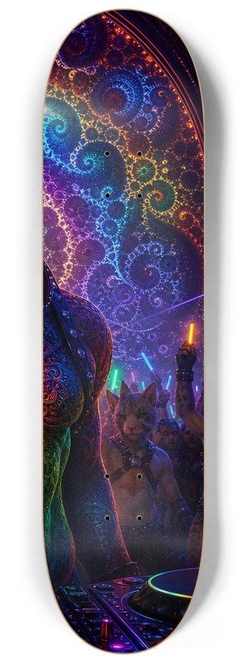 Psychedelic Fractal DJ House Cat #4 #3
