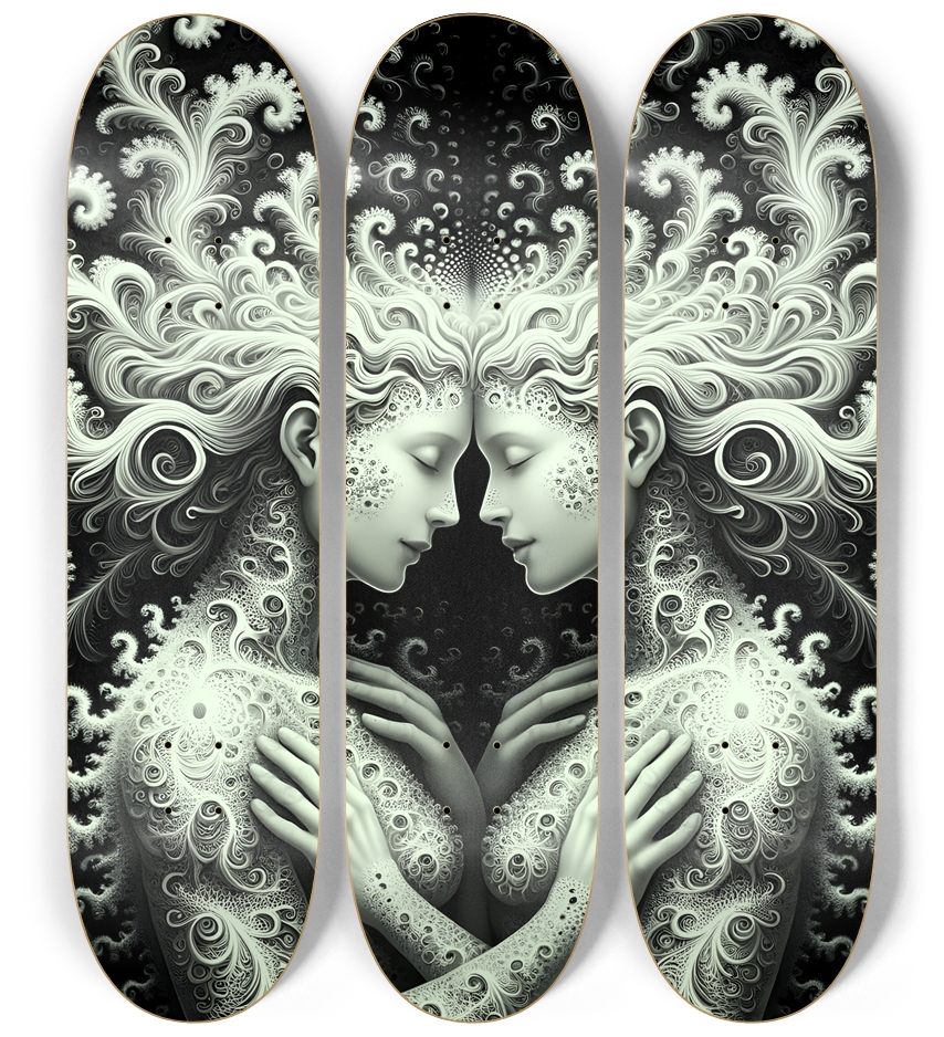 B&W Fractal Lovers #27