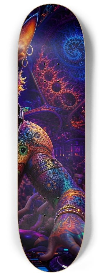 Psychedelic Fractal DJ House Cat #9 #3