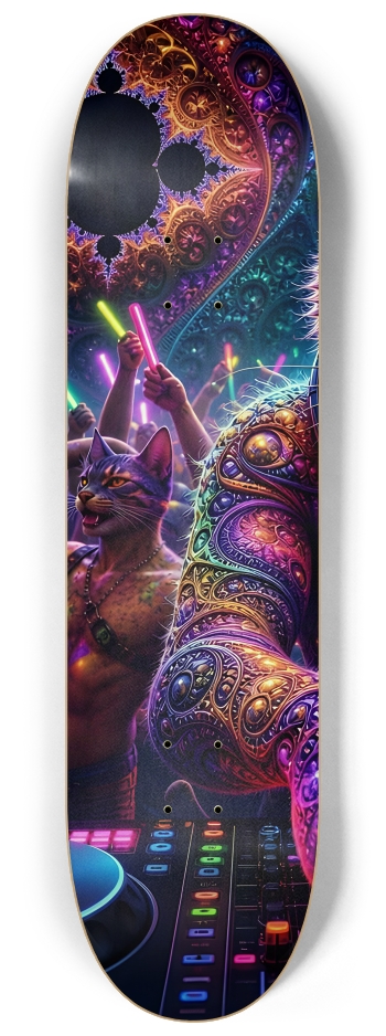 Psychedelic Fractal DJ House Cat #3 #1