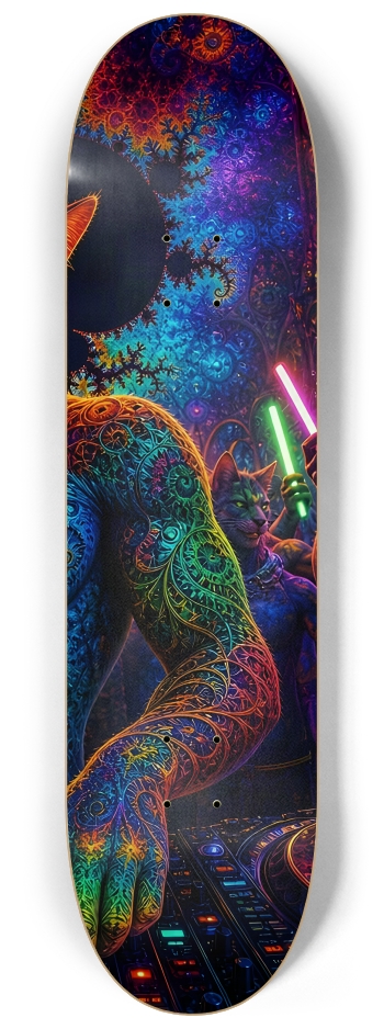Psychedelic Fractal DJ House Cat #23 #3