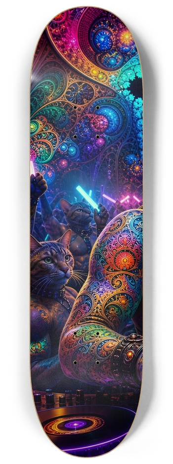Psychedelic Fractal DJ House Cat #8 #1