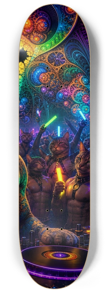 Psychedelic Fractal DJ House Cat #8 #3