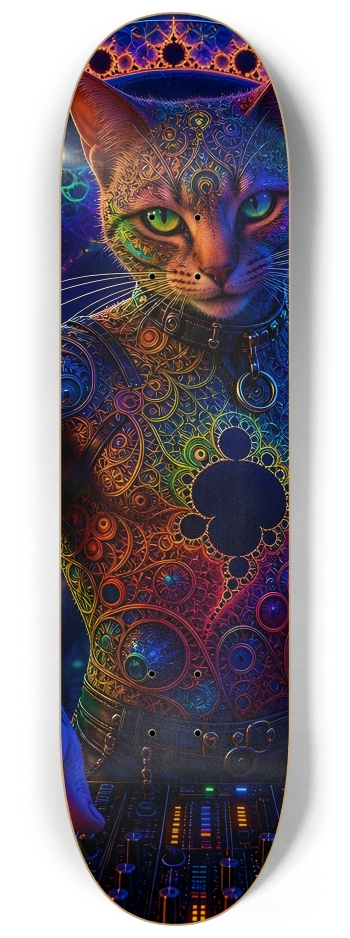 Psychedelic Fractal DJ House Cat #10 #2