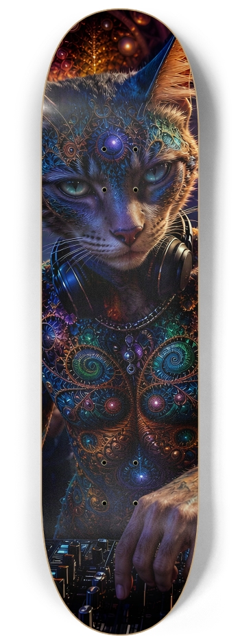 Psychedelic Fractal DJ House Cat #1 #2