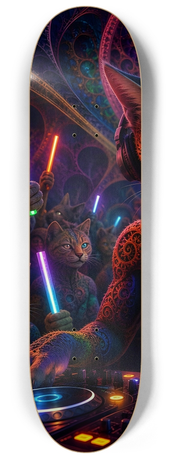 Psychedelic Fractal DJ House Cat #12 #1
