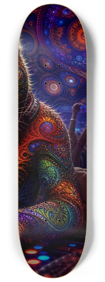 Psychedelic Fractal DJ House Cat #2 #3