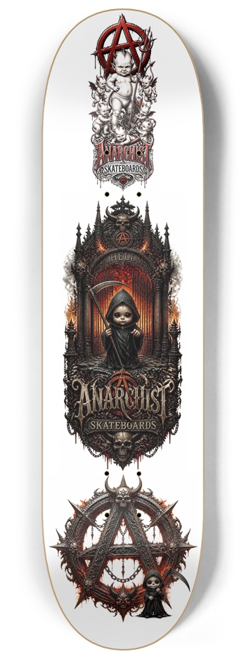 At Cost Hells Door 8-1/4 Skateboard Deck