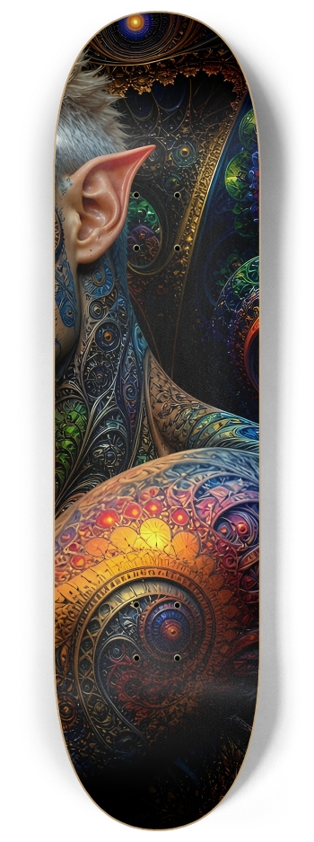 Psychedelic Fractal Bleach Blonde Elf #21 #3