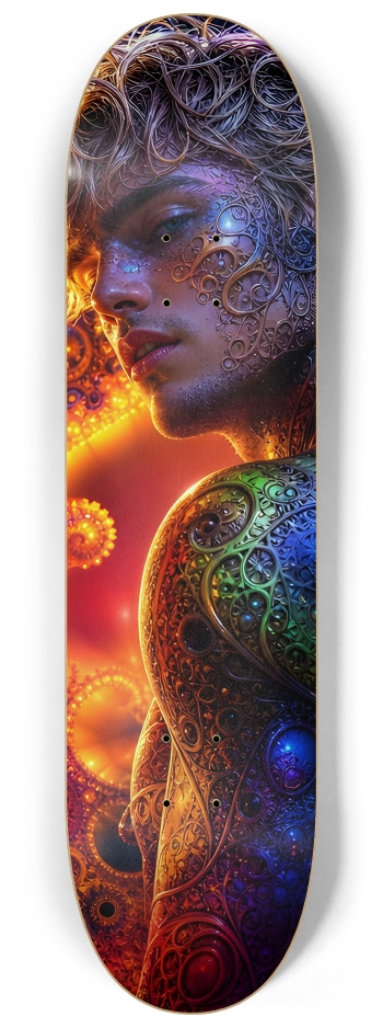Psychedelic Fractal Bleach Blonde Elf #4 #2