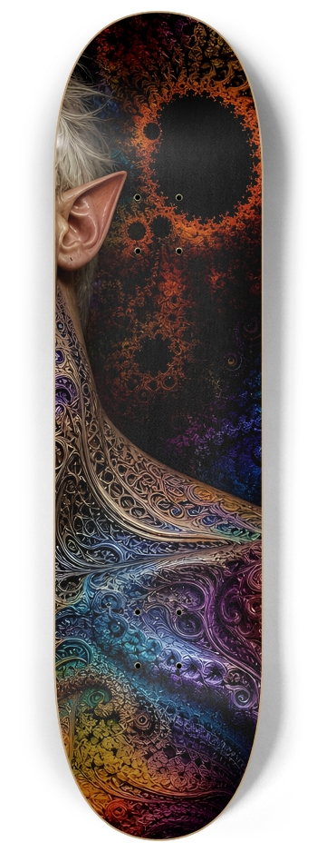 Psychedelic Fractal Bleach Blonde Elf #8 #3