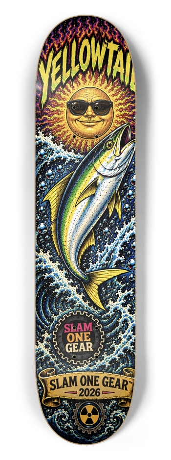 Yellowtail SLAM ONE GEAR 7-1/2 Skateboard Deck
