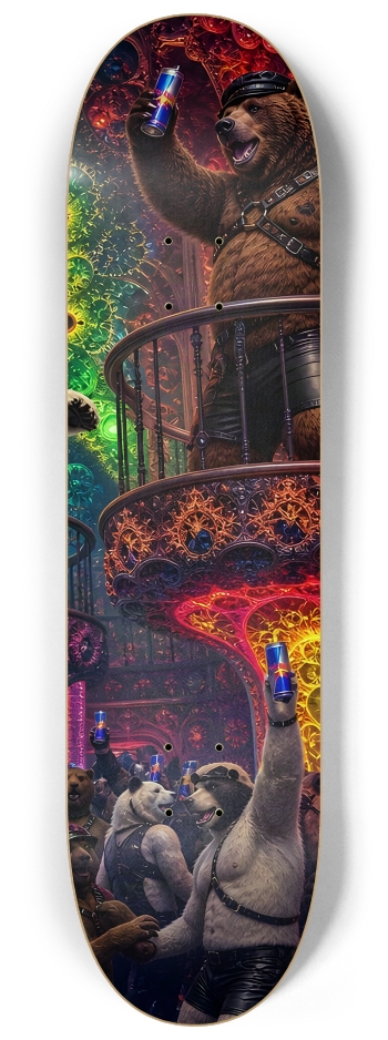 Psychedelic Fractal Leather Bears #12 #3