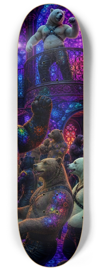 Psychedelic Fractal Leather Bears #27 #3