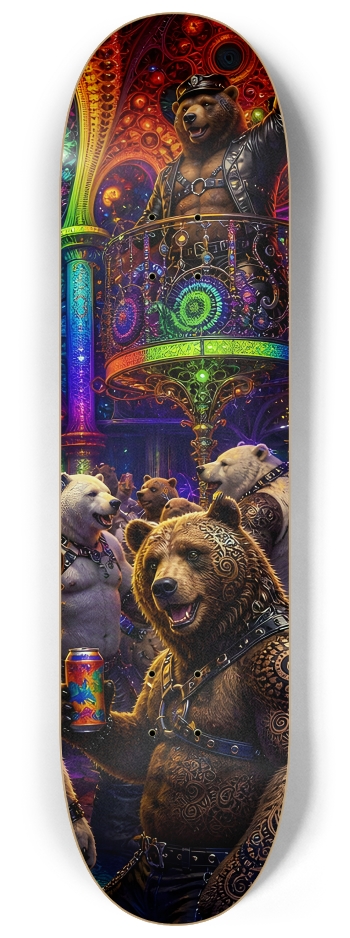 Psychedelic Fractal Leather Bears #34 #3