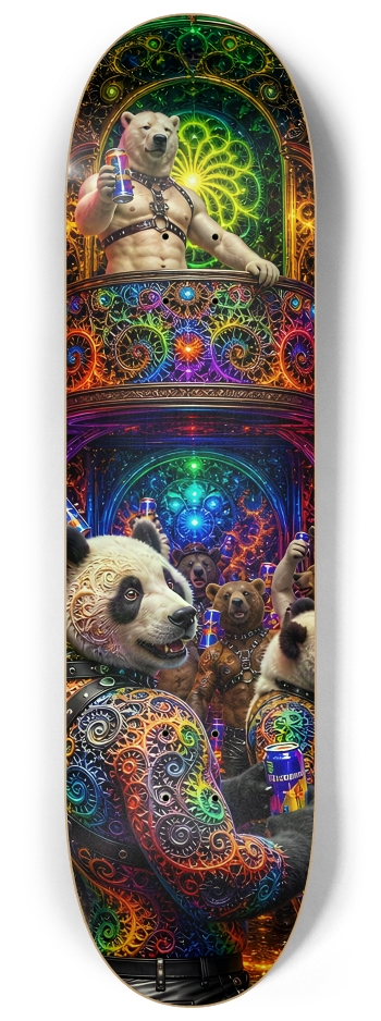 Psychedelic Fractal Leather Bears #8 #2