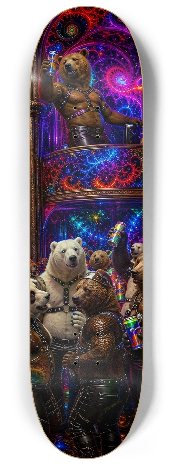 Psychedelic Fractal Leather Bears #8 #3