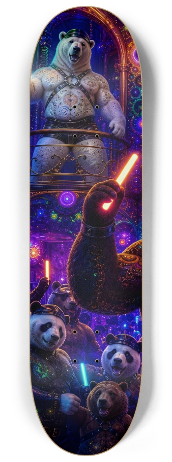 Psychedelic Fractal Leather Bears #6 #1