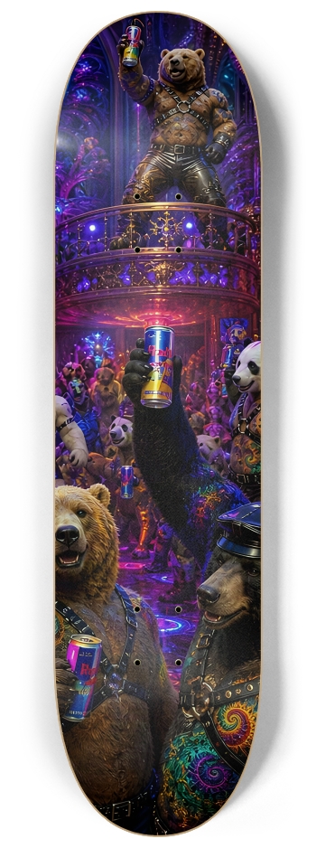 Psychedelic Fractal Leather Bears #9 #3