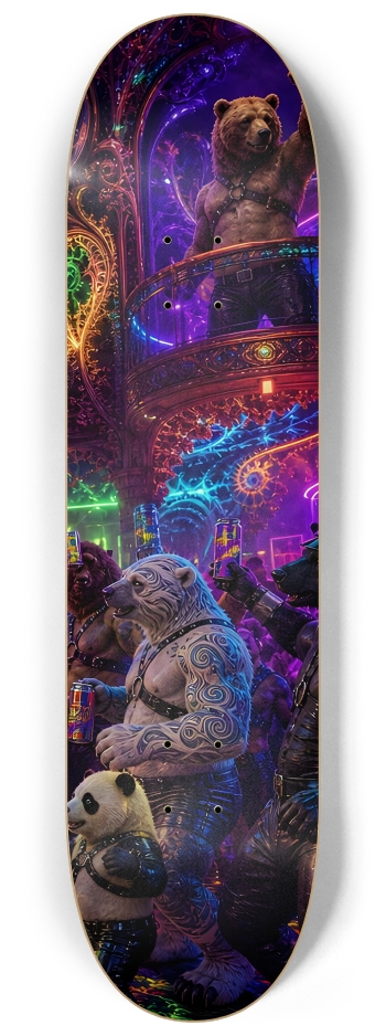 Psychedelic Fractal Leather Bears #11 #3