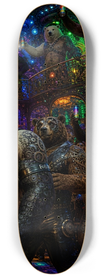 Psychedelic Fractal Leather Bears #16 #3