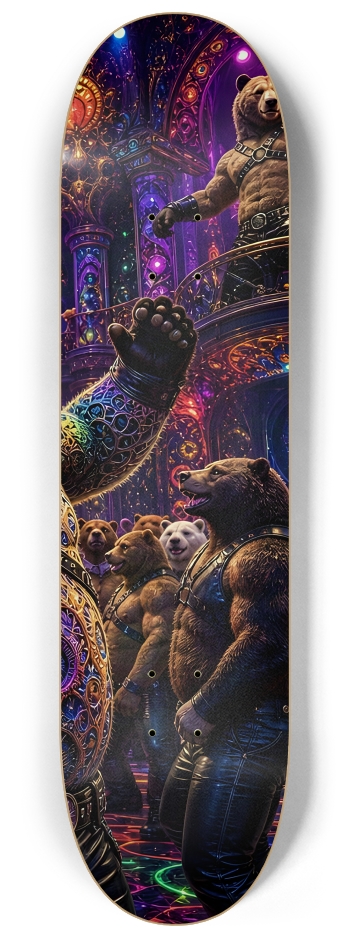 Psychedelic Fractal Leather Bears #25 #3