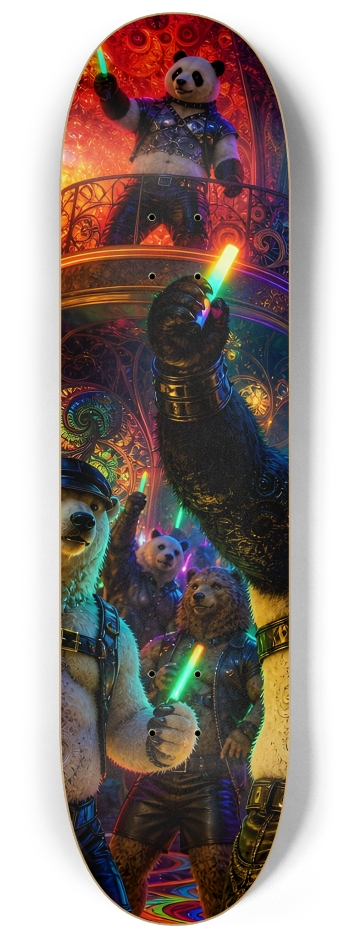 Psychedelic Fractal Leather Bears #30 #1