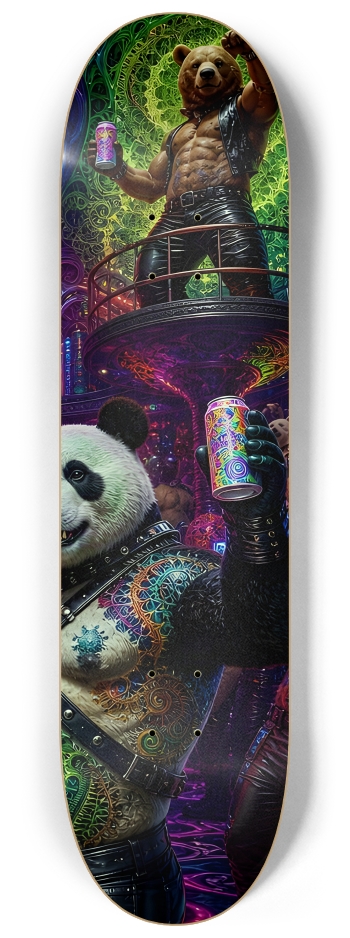 Psychedelic Fractal Leather Bears #10 #3