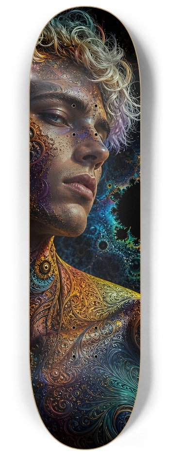 Psychedelic Fractal Blonde Elf #34 #3