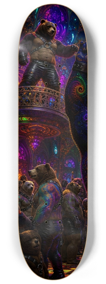 Psychedelic Fractal Leather Bears #18 #1