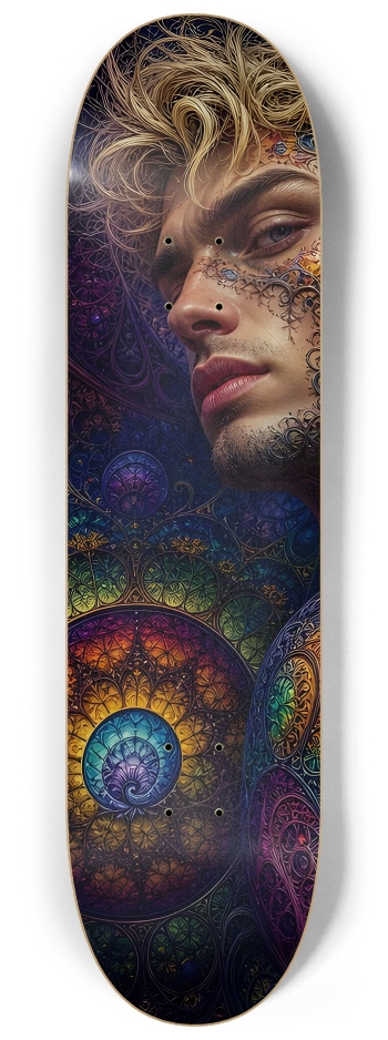 Psychedelic Fractal Bleach Blonde Elf #26 #1