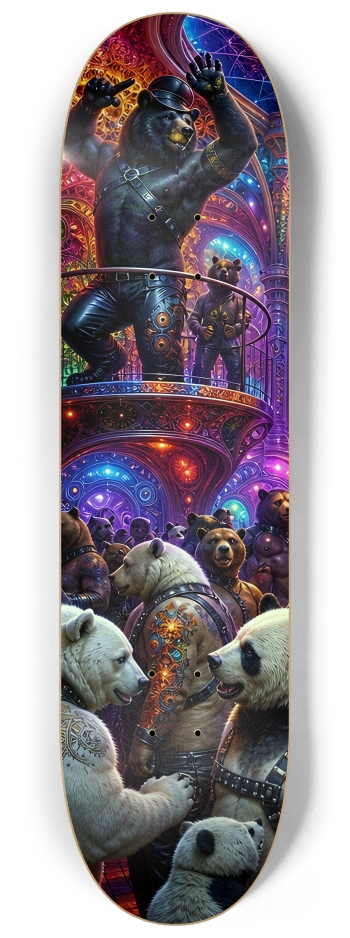 Psychedelic Fractal Leather Bears #20 #1
