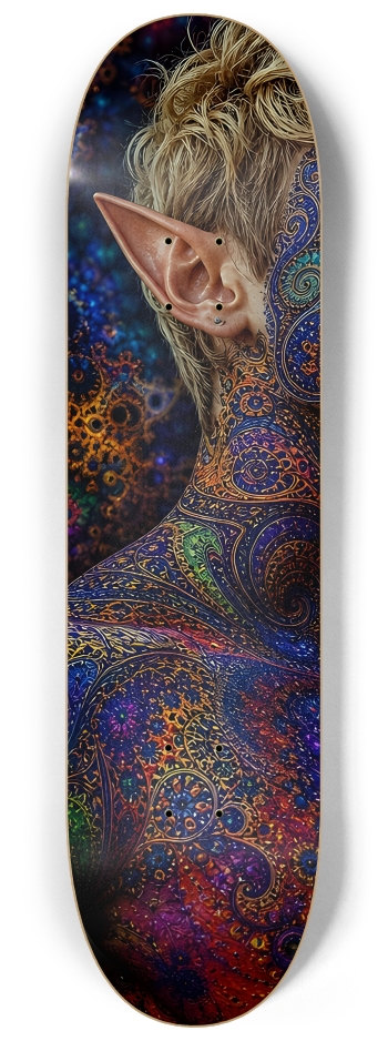 Psychedelic Fractal Blonde Elf #37 #2