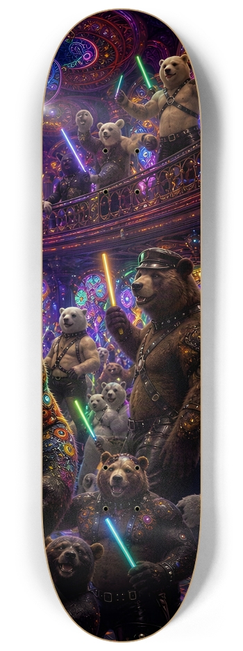 Psychedelic Fractal Leather Bears #21 #3