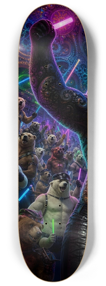 Psychedelic Fractal Leather Bears #33 #1