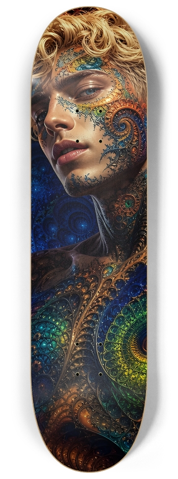 Psychedelic Fractal Blonde Elf #33 #2