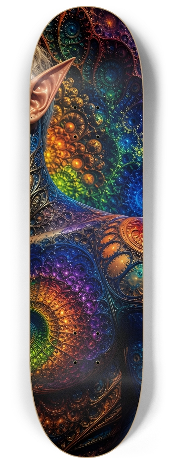 Psychedelic Fractal Blonde Elf #33 #3