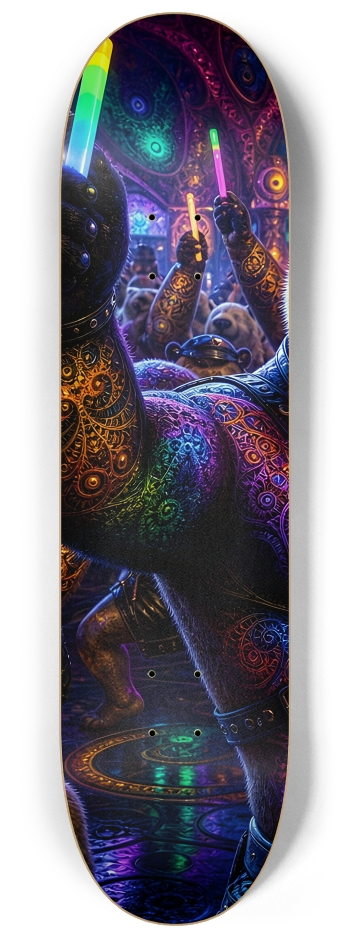 Psychedelic Fractal Leather Bears #3 #1