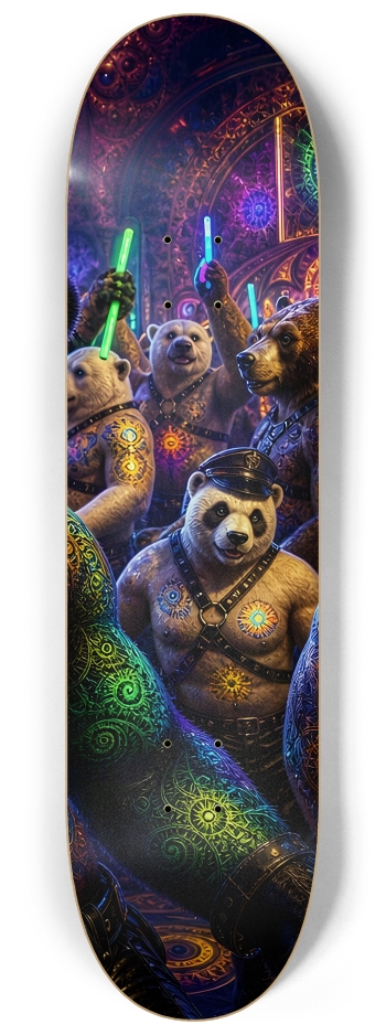 Psychedelic Fractal Leather Bears #3 #3